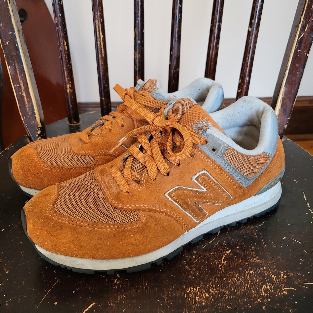 Vintage New Balance 574 Orange 8.5